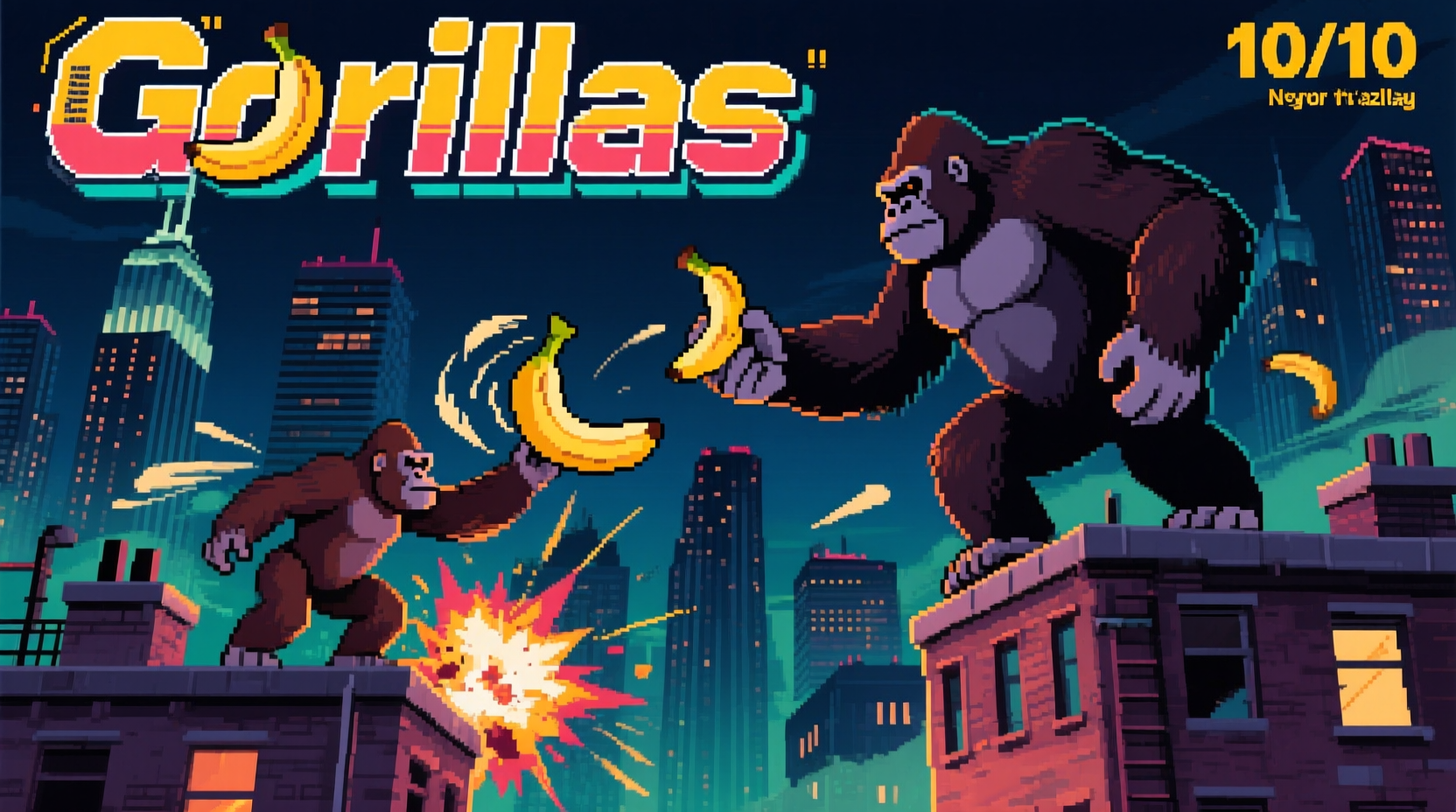 Gorillas artillery battle