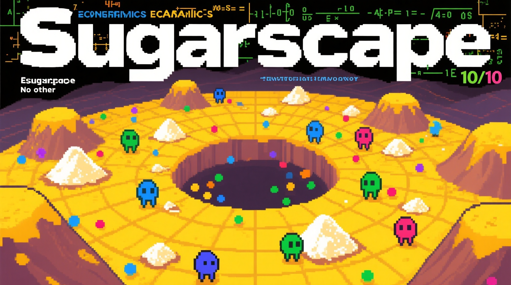Sugarscape economic simulation